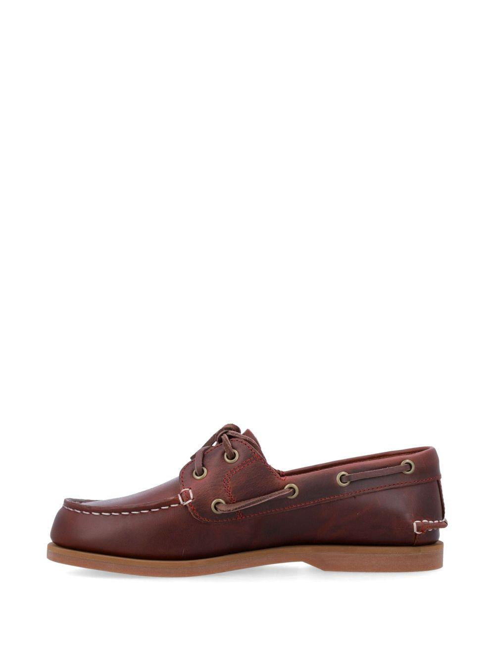 Scarpa da Barca Authentic 3-Eye Lug Handsewn TB0A2Q9XEIW1 EIW1 BURGUNDY TIMBERLAND 