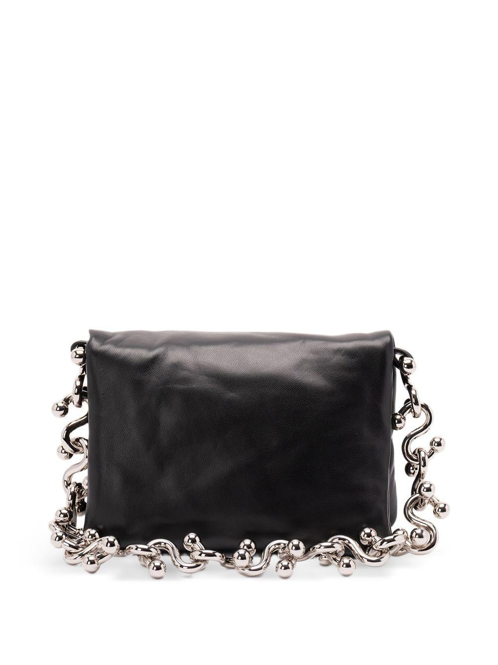 Borsa In Nappa Semilucida SPXSOFFYMINI 003 NERO SPORTMAX 