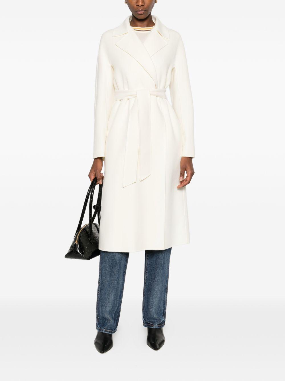 Cappotto In Doppio Drap Di Lana MSTCLES 003 BIANCO LANA MAX MARA STUDIO 