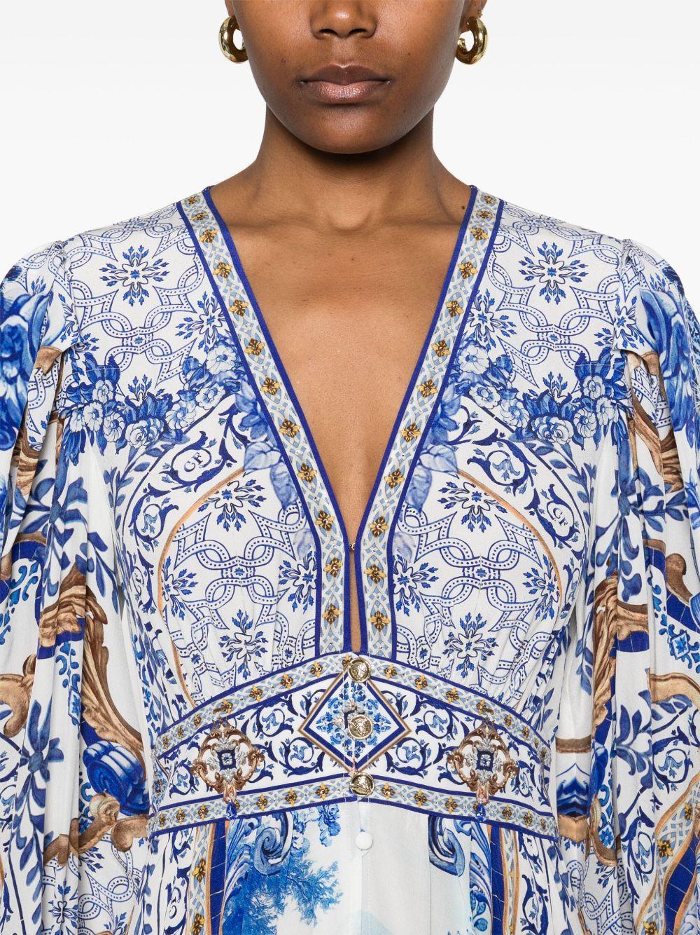 Azul Adventures maxi dress 00033258 AZUL ADVENTURES CAMILLA 