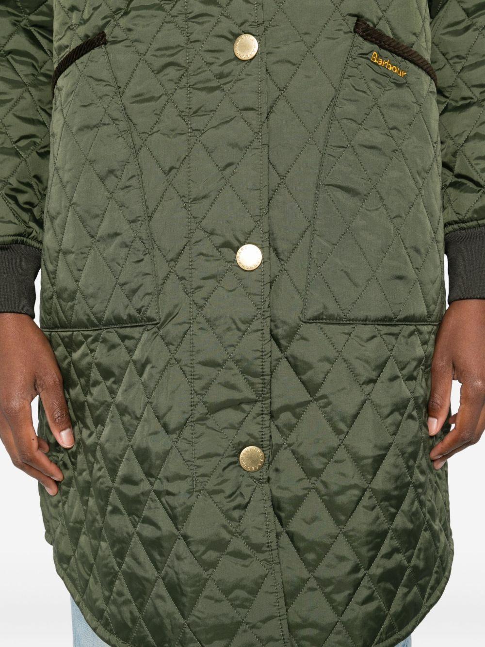 Giacca Trapuntata Hilary LQU1838LQU OL74 OLIVE ANCIENT TARTAN BARBOUR 