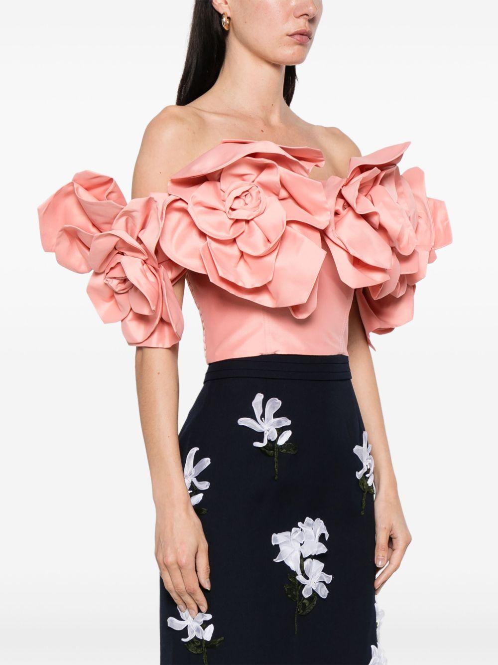 Etta Taffeta Top 25RE1126 WASHED CORAL AJE 