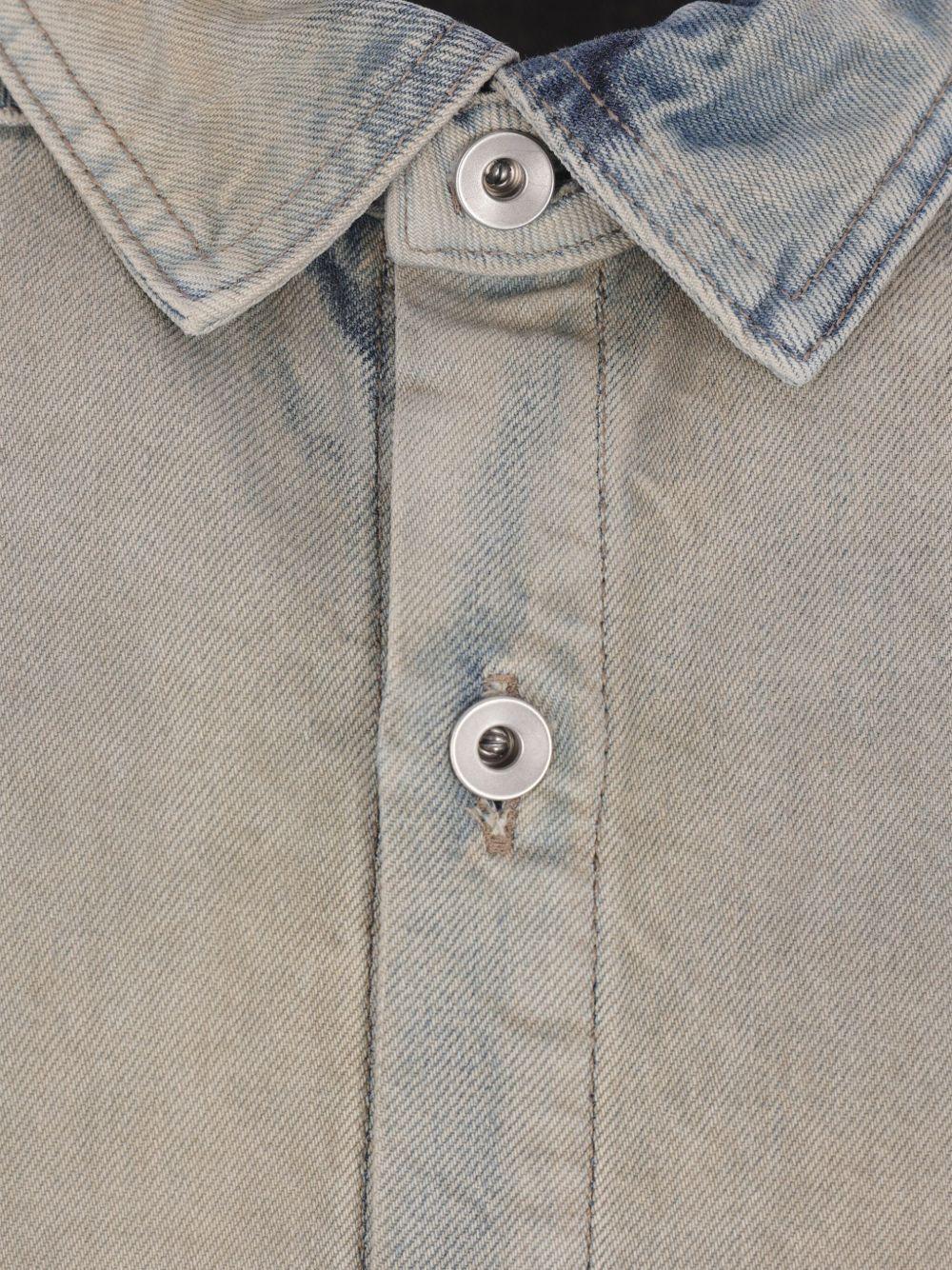 Concordians Jumbo Outershirt DU02E7769DMP 38 PEARL RICK OWENS DRKSHDW 