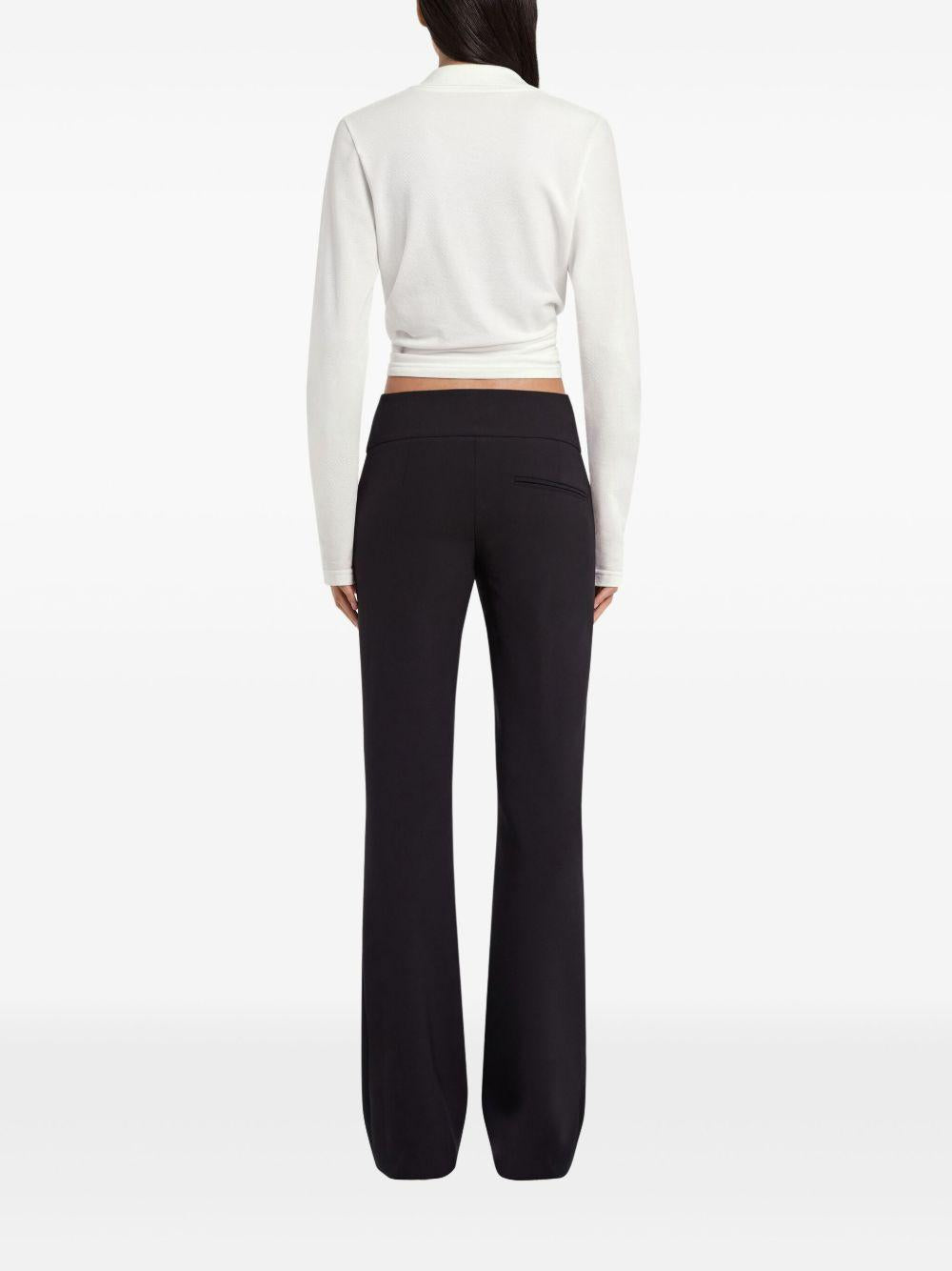 Twist Piqué Cropped Polo 225JPO048JS0193 0001 HERITAGE WHITE COURREGES 