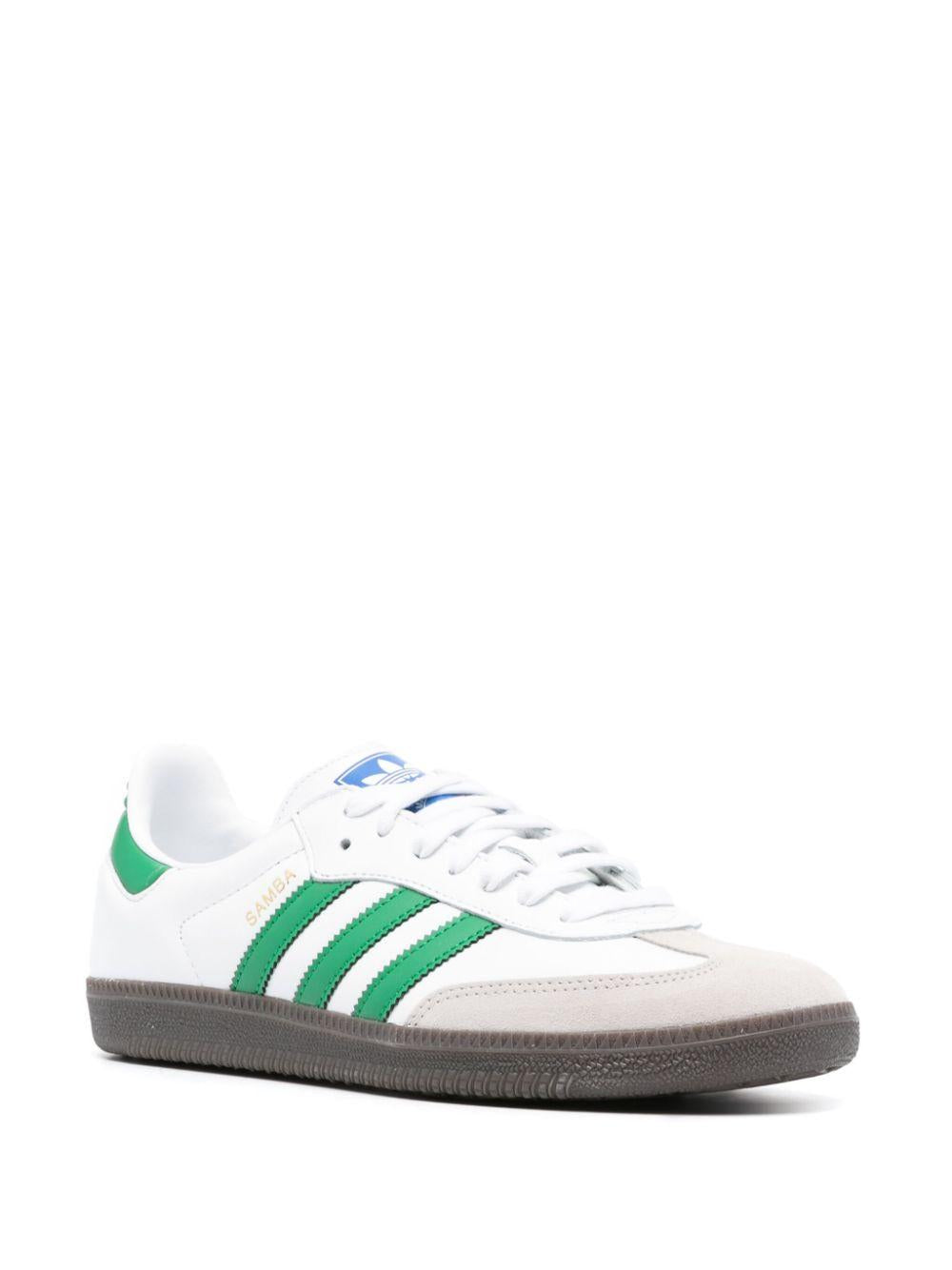Scarpe Samba OG IG1024 WHITE GREEN ADIDAS ORIGINALS 