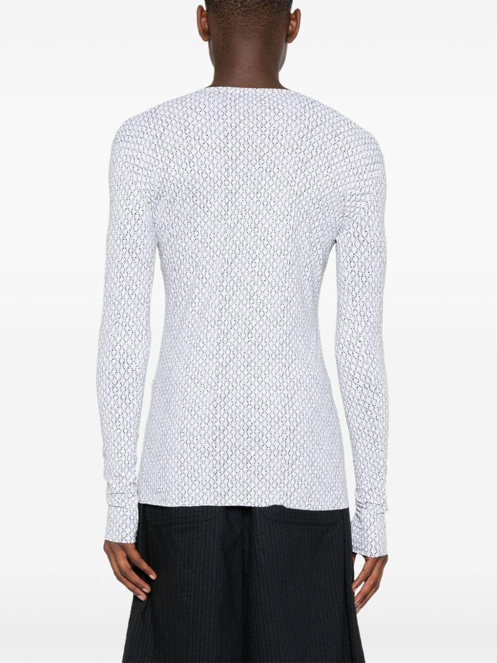  SS24N21 JERSEY GEOMETRICO NERO SAPIO 