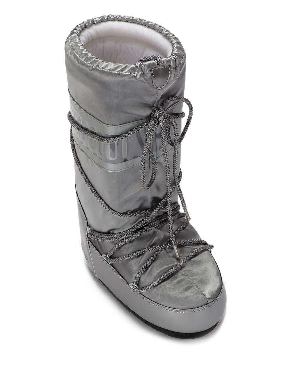 Stivale Icon Glance Argento in Raso 80D1401680 H001 SILVER MOON BOOT 