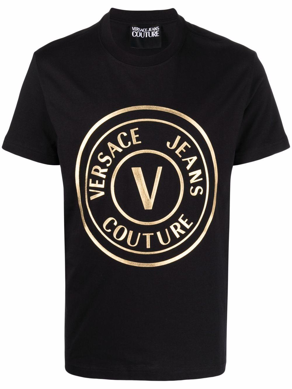  72GAHT03CJ00T G89 BLACK GOLD VERSACE JEANS COUTURE 