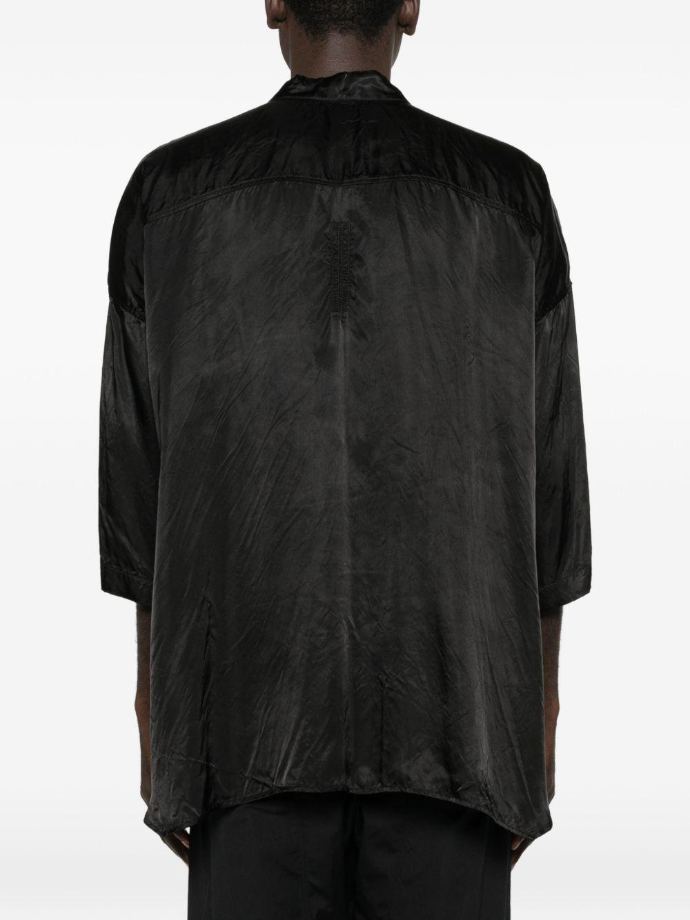 SS Jumbo Faun Shirt RU01F2238N 09 BLACK RICK OWENS 