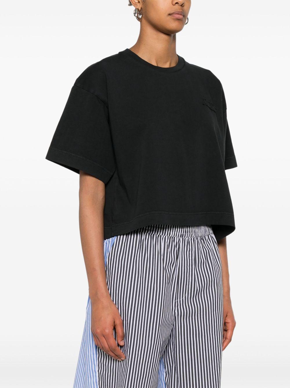 T-shirt boxy con logo in tono TSPW11OK BLACK AUTRY 