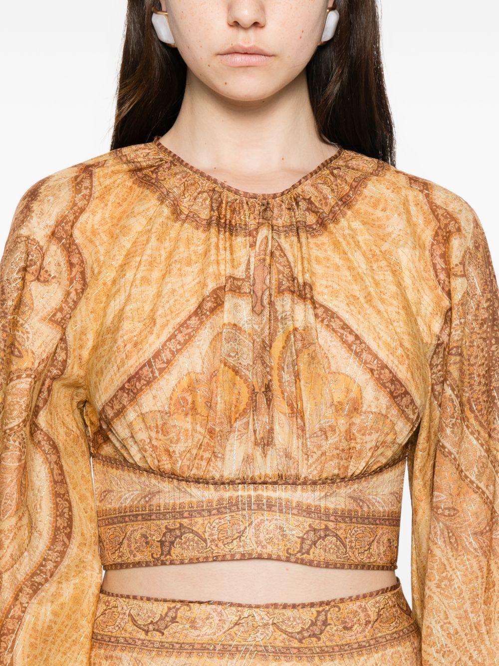 Corpetto Wanderlust 6436TRS262 TAPESTRY MUSTARD ZIMMERMANN 