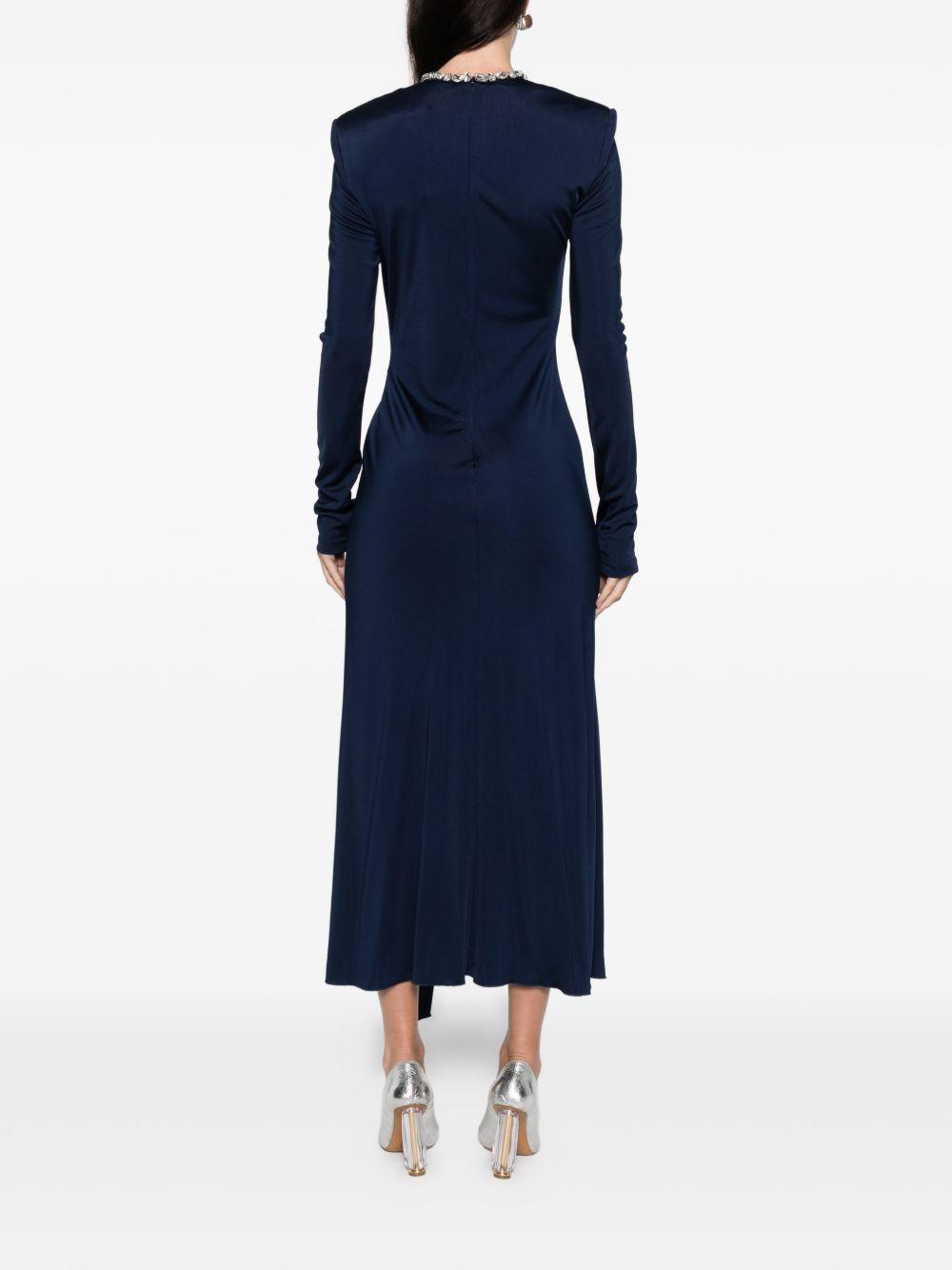 Abtio Midi In Fluid Jersey PF25DK92D NAVY DAVID KOMA 