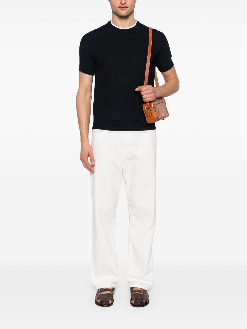 T-shirt con design a strati K76MAGK59MAG0K025 110102 BLUE ELEVENTY 