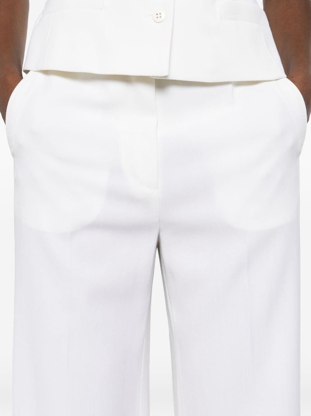 Completo Tre Pezzi In Crepe MSTGREMBO 010 BIANCO MAX MARA STUDIO 