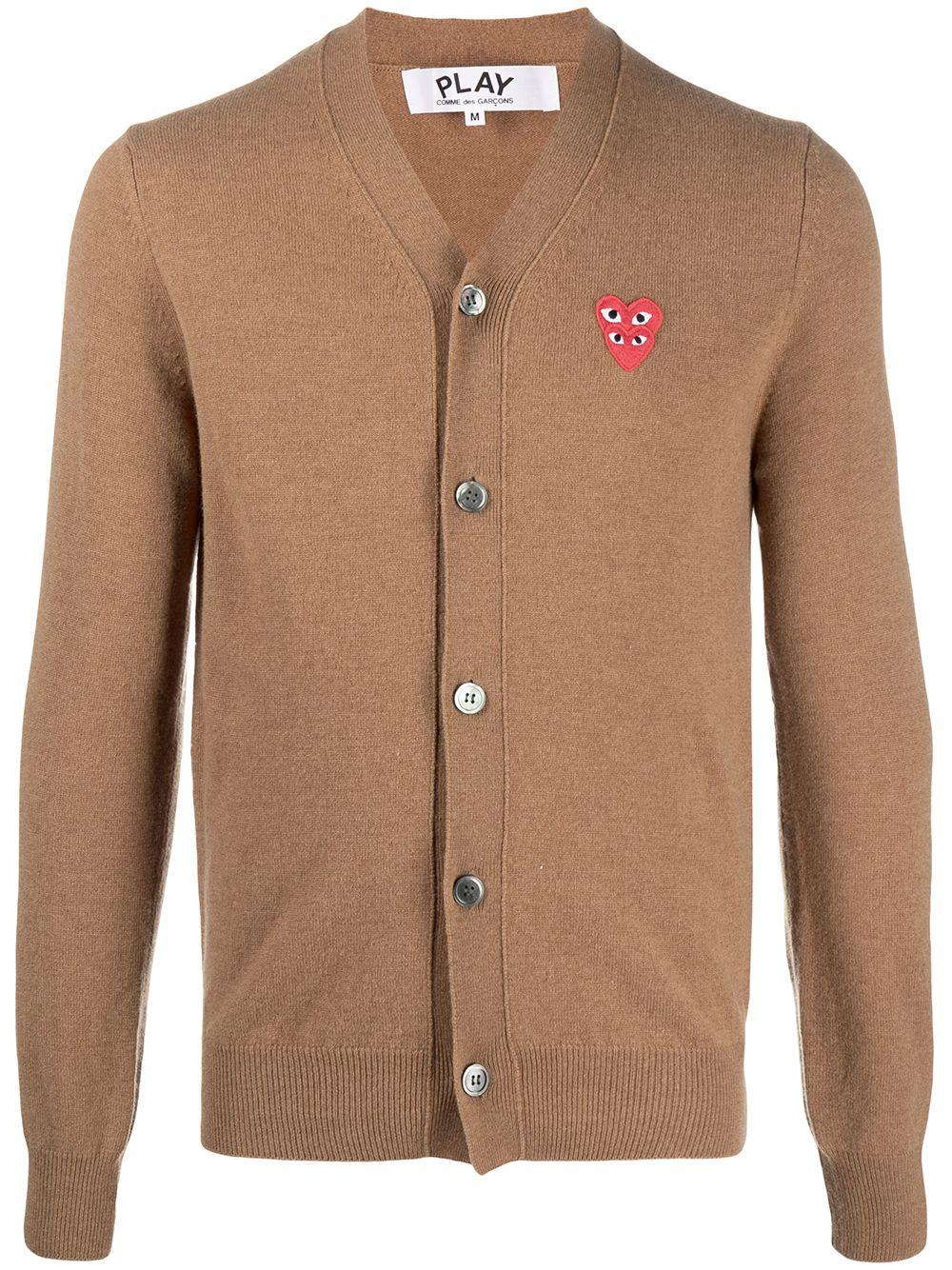  P1N076 3 BROWN COMME DES GARCONS PLAY 