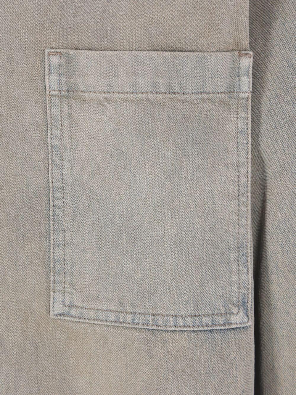 Concordians Jumbo Outershirt DU02E7769DMP 38 PEARL RICK OWENS DRKSHDW 