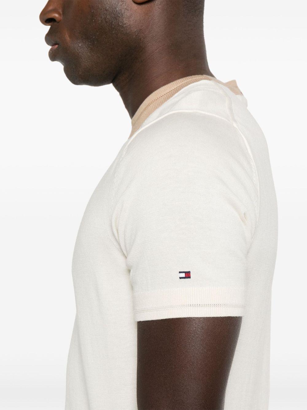  MW0MW34684 AEF CALICO BEIGE TIPPING TOMMY HILFIGER 