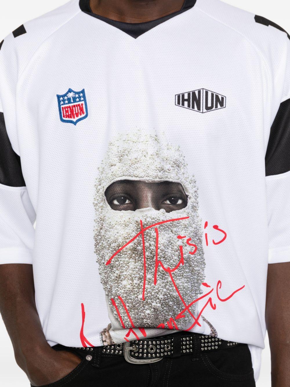 IH NOM UH NIT - T-shirt Authentic NUS26230 463 WHITE BLACK IH NOM UH NIT 