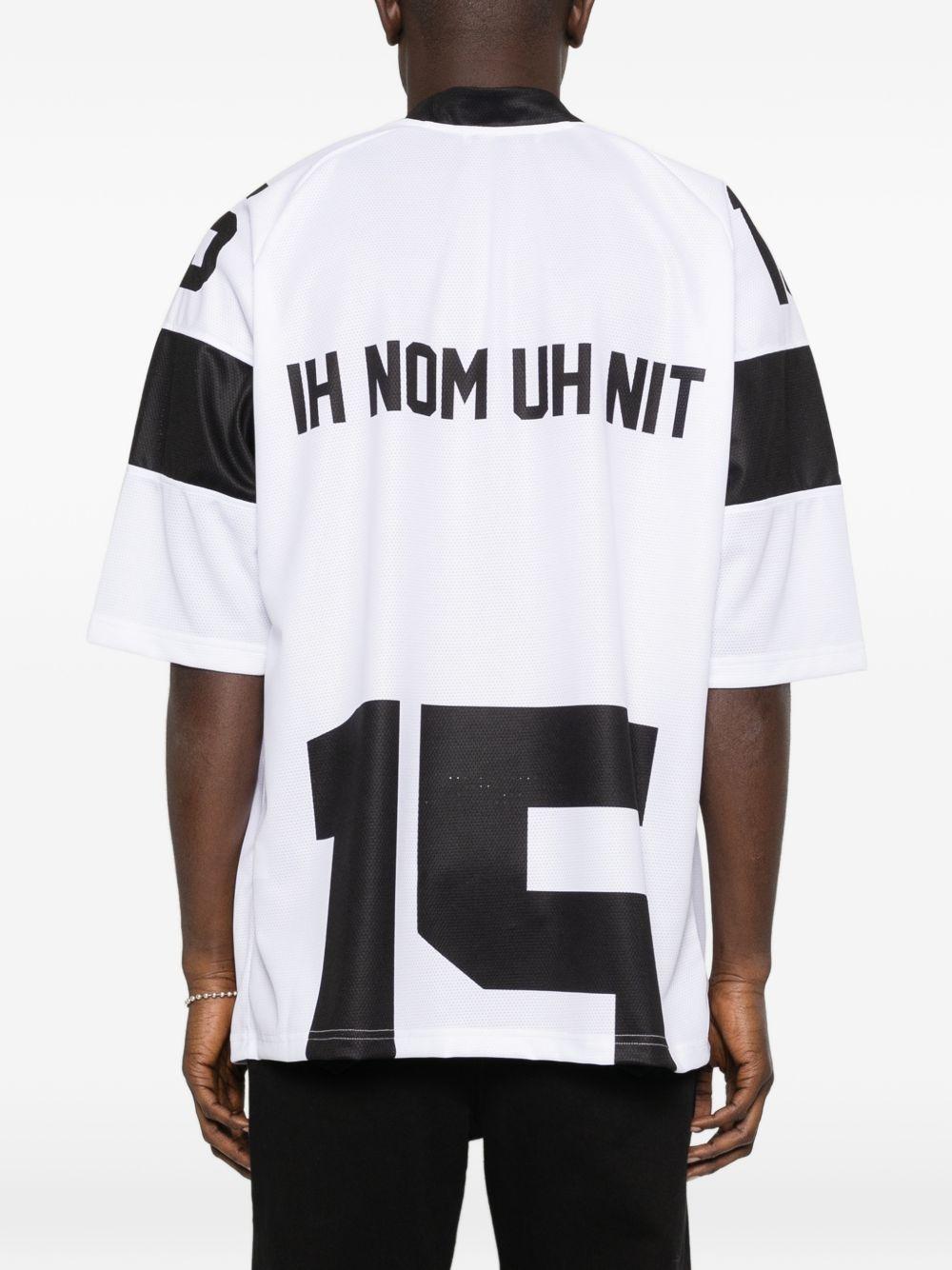 IH NOM UH NIT - T-shirt Authentic NUS26230 463 WHITE BLACK IH NOM UH NIT 