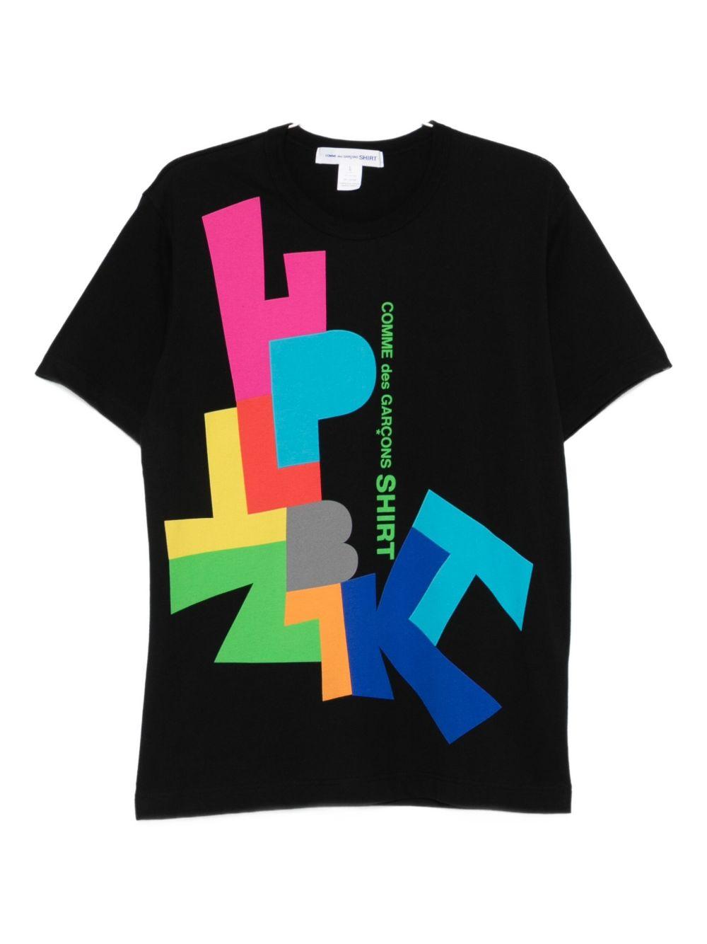 Graphic Printed T-Shirt FPT002W25 1 BLACK PRINT COMME DES GARCONS SHIRT 