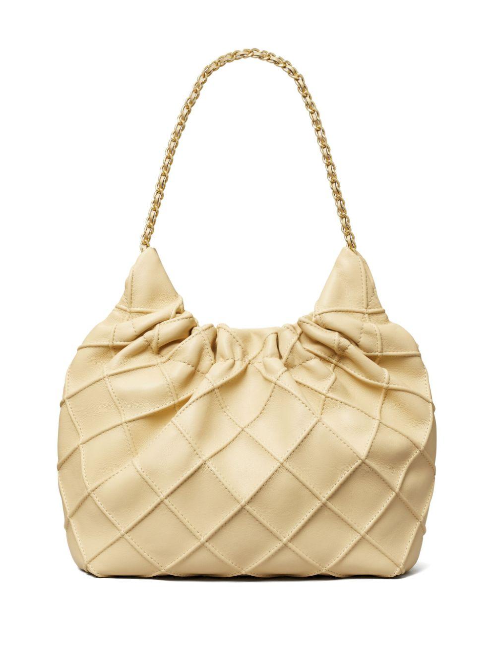 Fleming Mini Hobo bag 162451 700 VANILLA SOFT SERVE TORY BURCH 