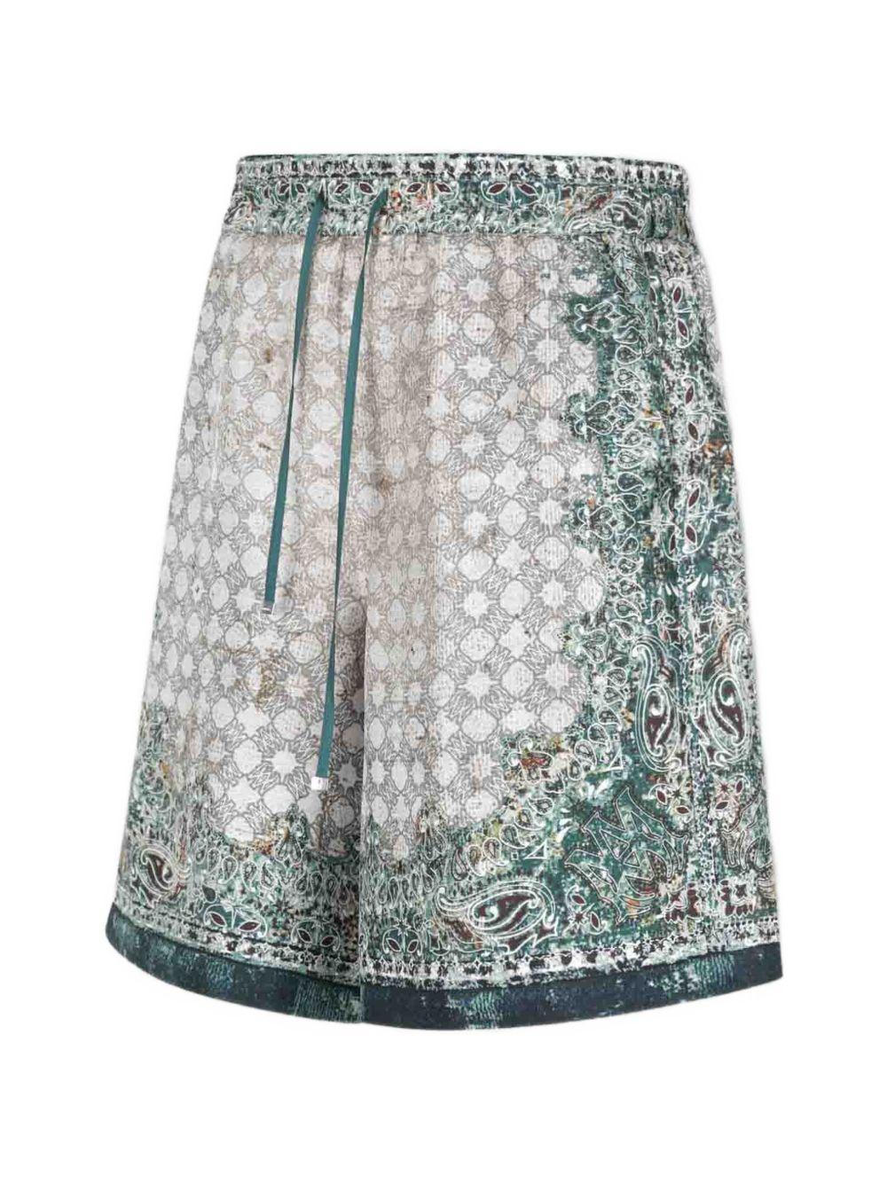 Bandana Shorts AMBMSO1036 900 AMIRI 