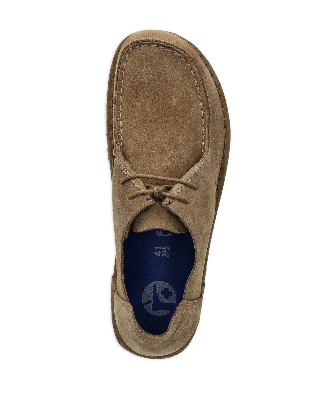 Utti Lace Mocassino in Pelle 1027321 GRAY TAUPE BIRKENSTOCK 