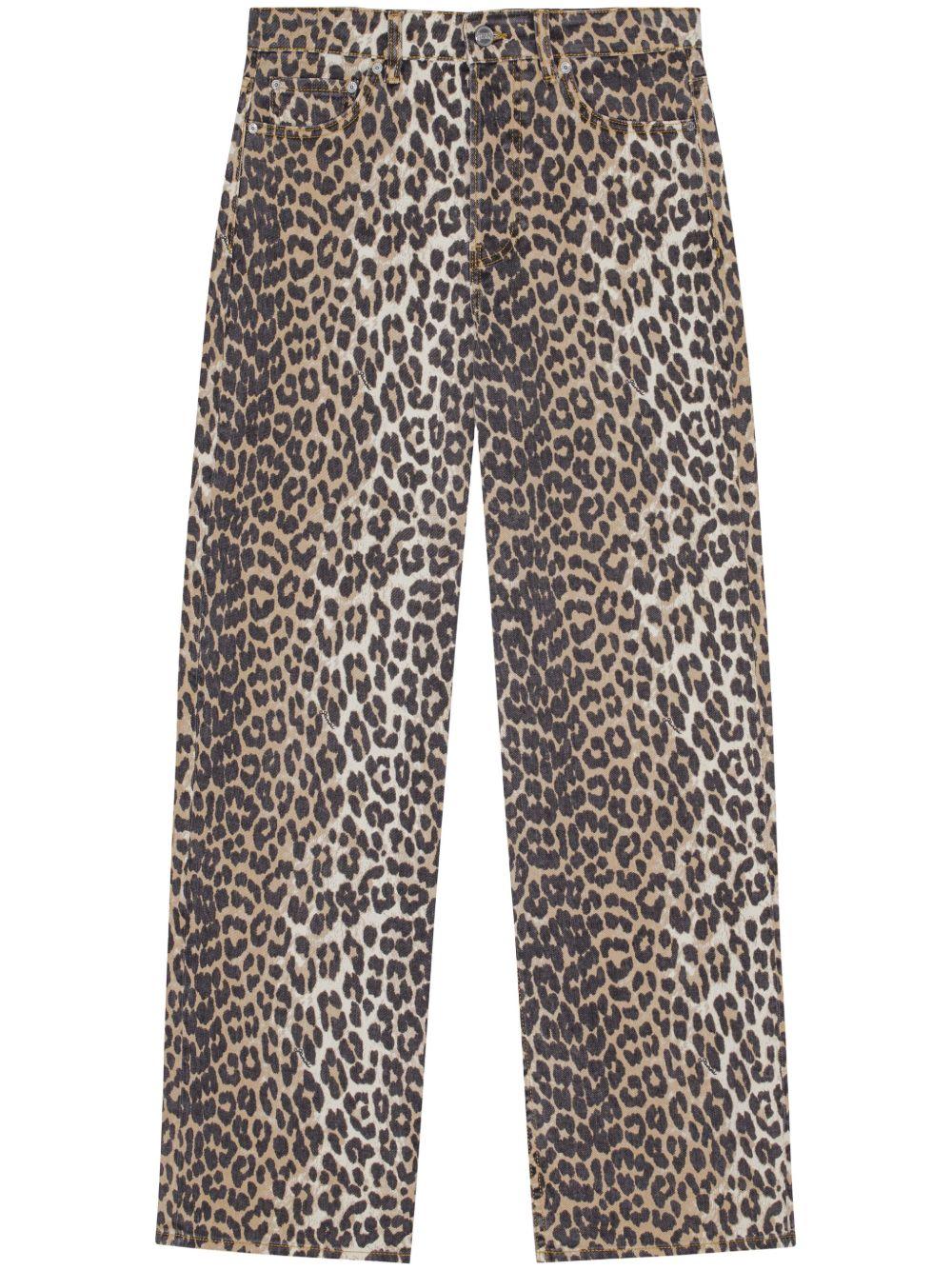 Print Denim Izey J1527 943 LEOPARD GANNI 
