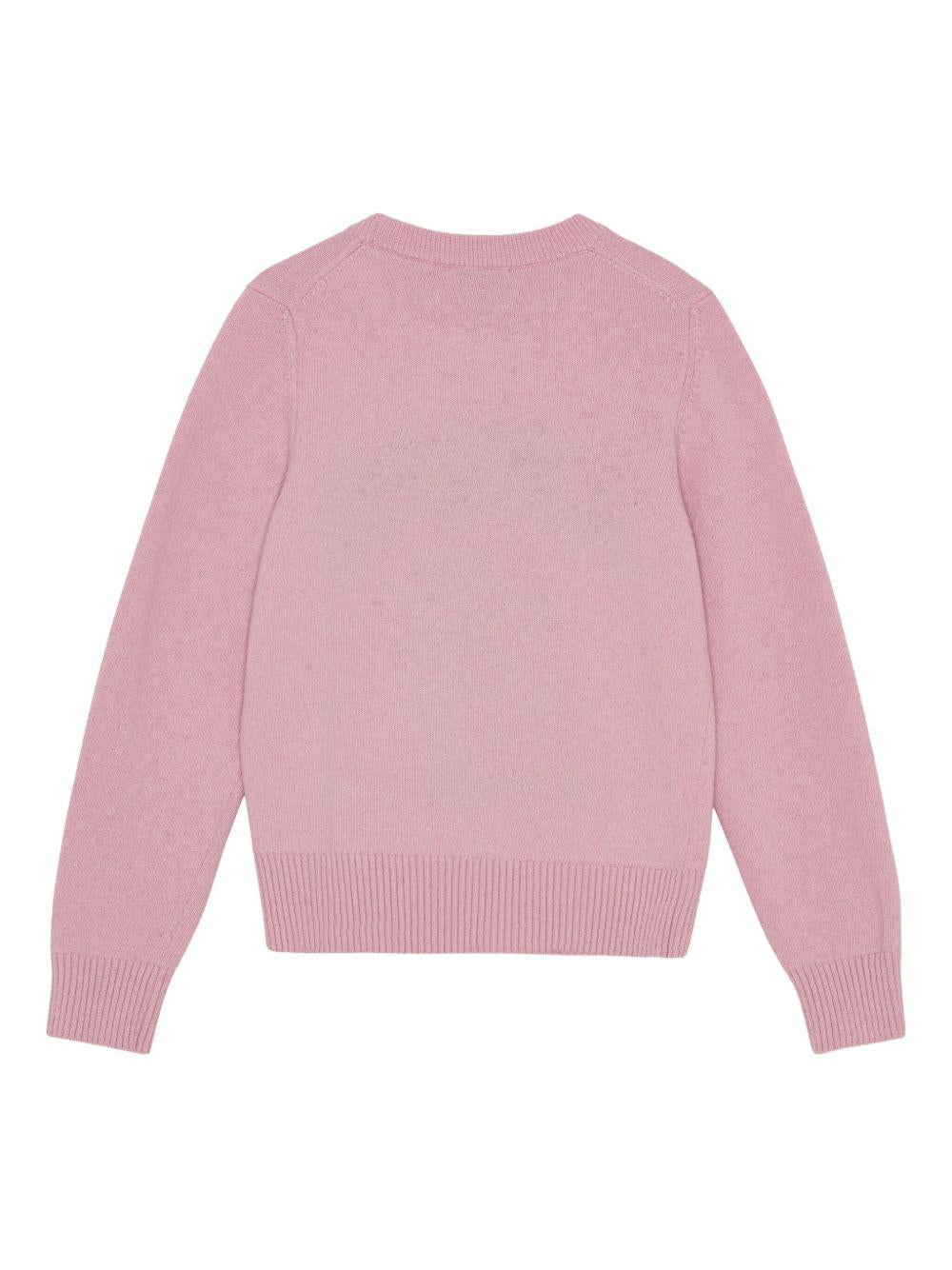 Pink Poodle Jumper K2499 868 CHALK PINK GANNI 