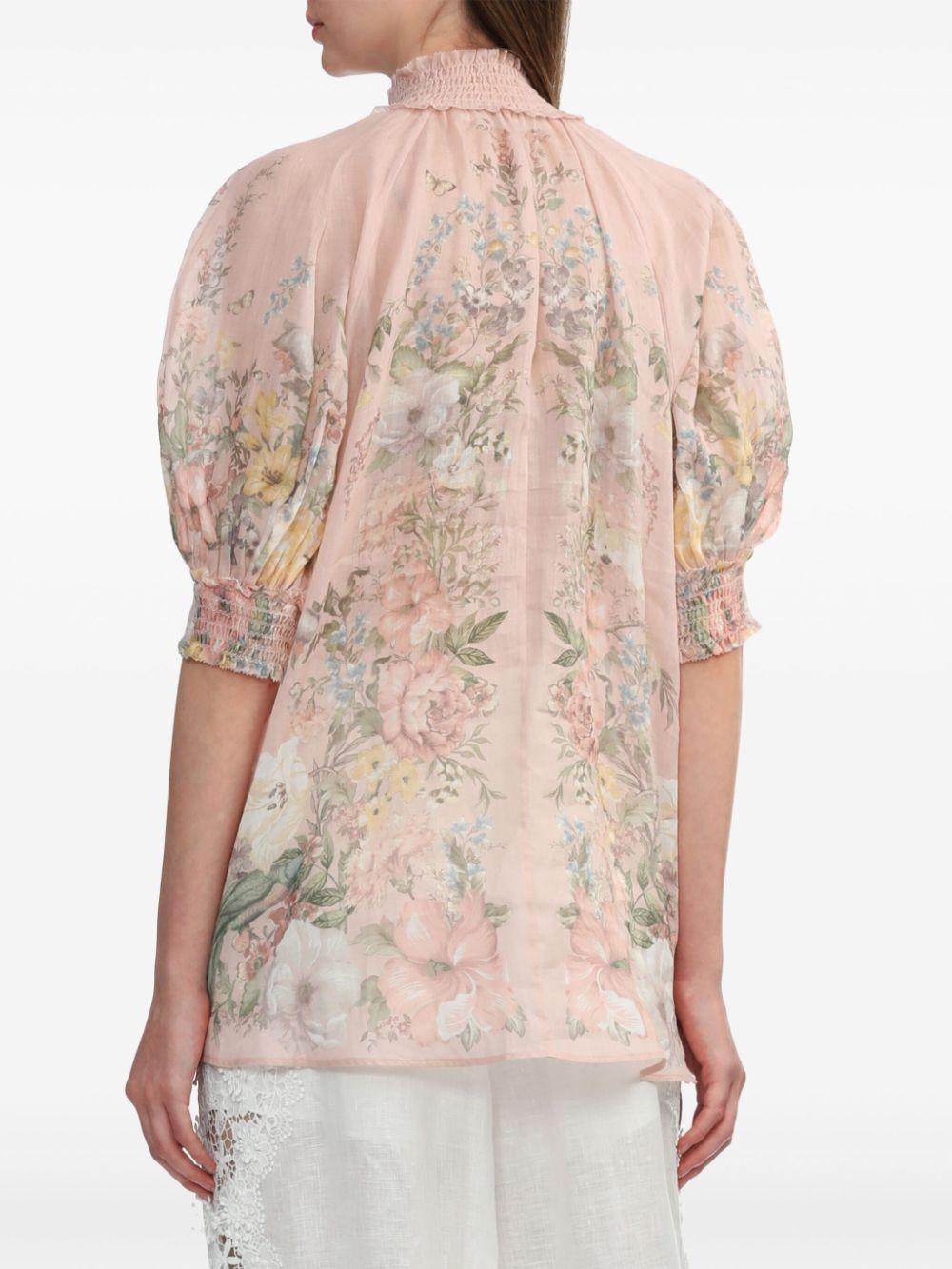  9920TSS243 PINK FLORAL ZIMMERMANN 