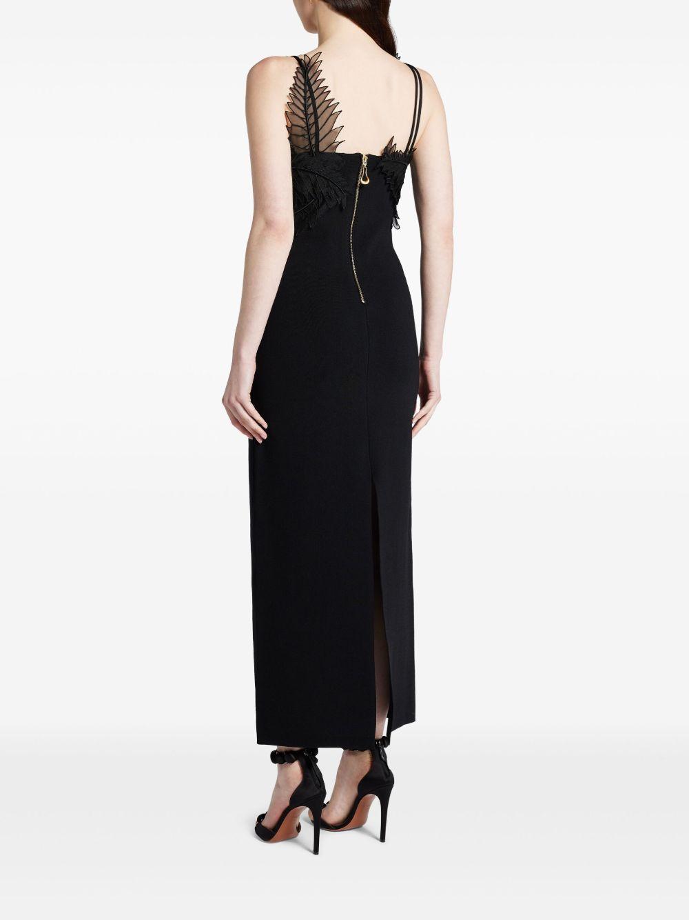 Wilder Knit Maxi Dress 25RE5017 BLACK AJE 