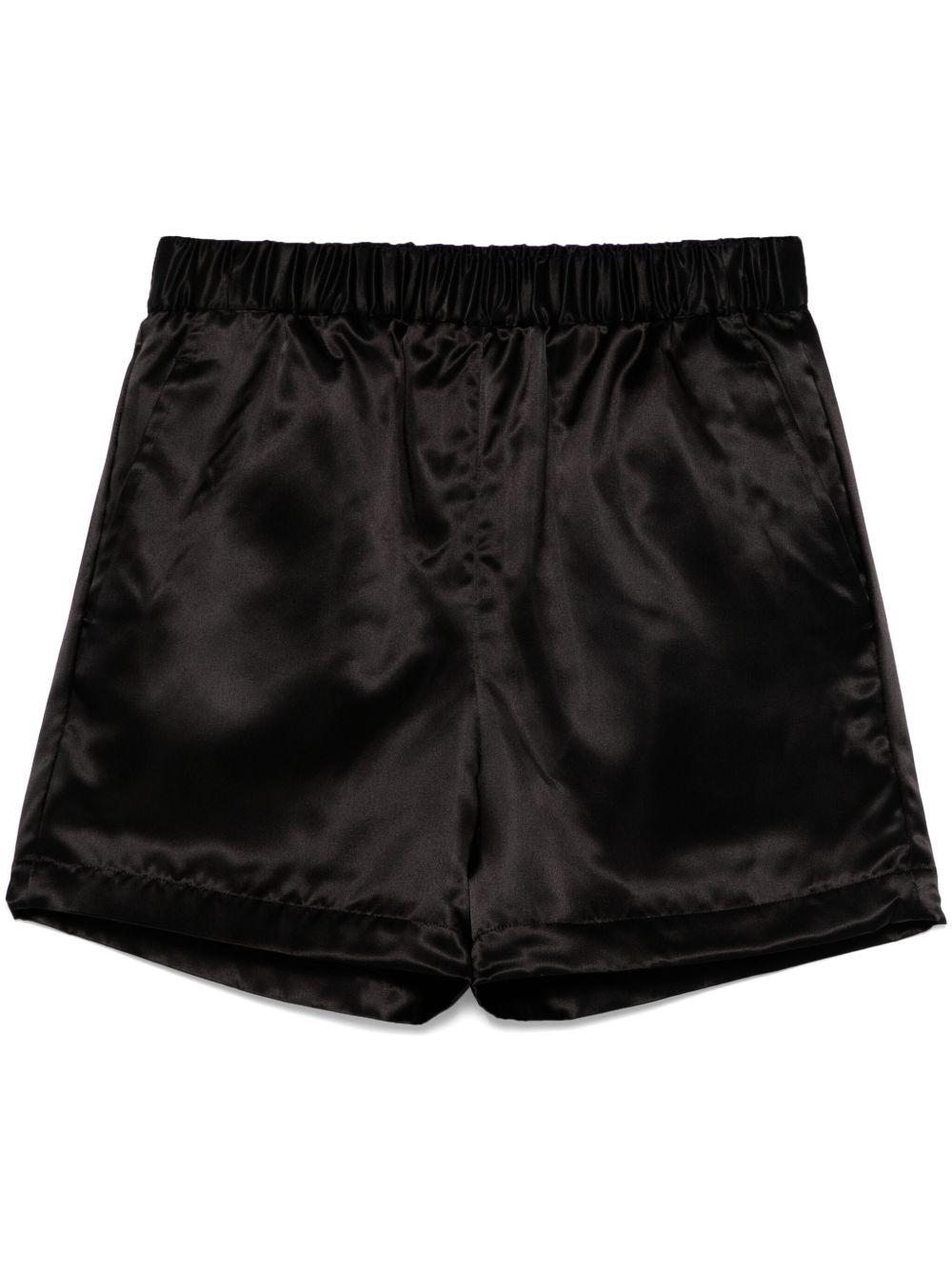 Shorts in acetato 3OP003S25 1 BLACK NOIR KEI NINOMIYA 