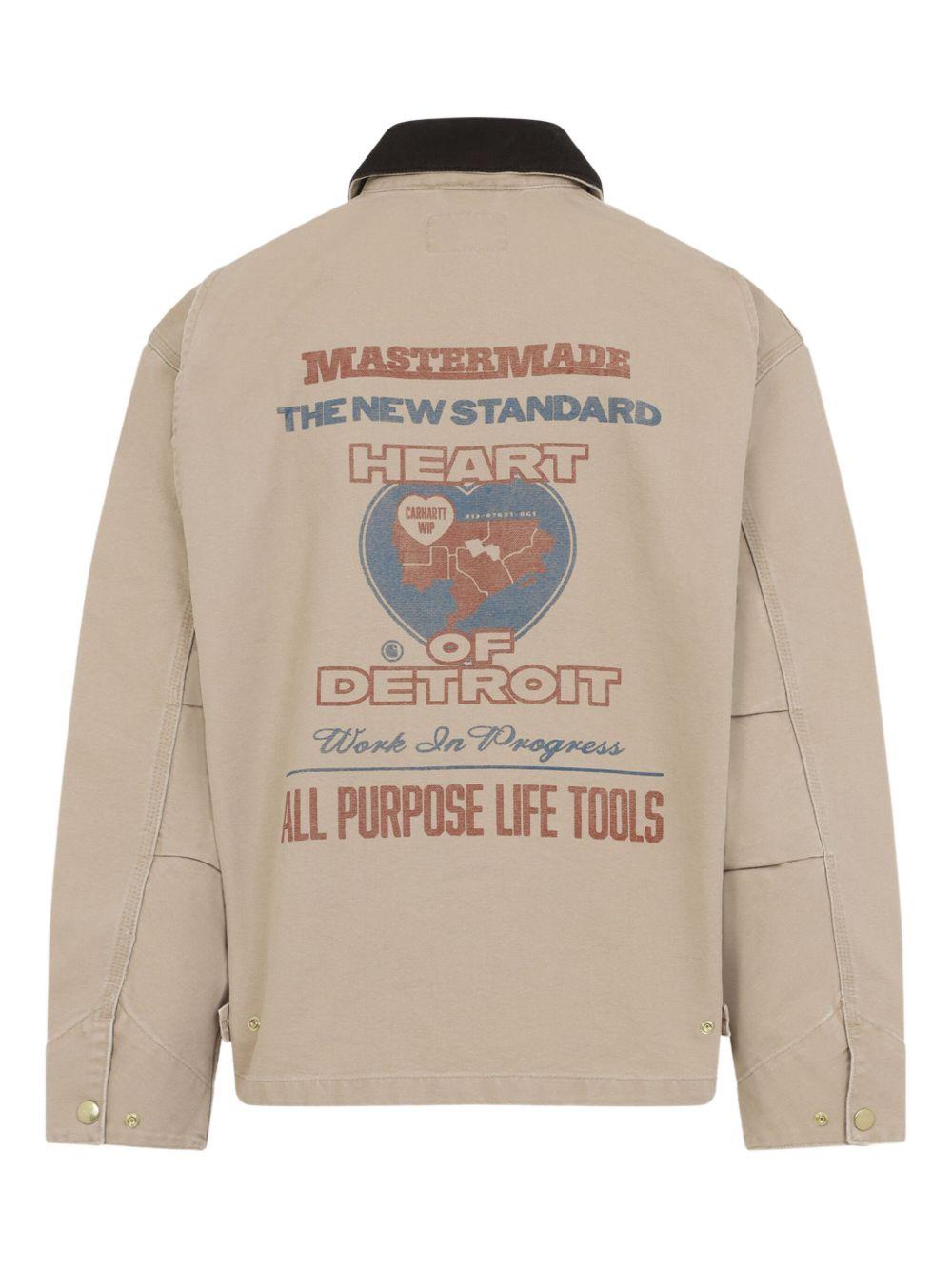 OG Arcan Graphic Jacket I035553 2N260 DISTY BROWN CARHARTT WIP 