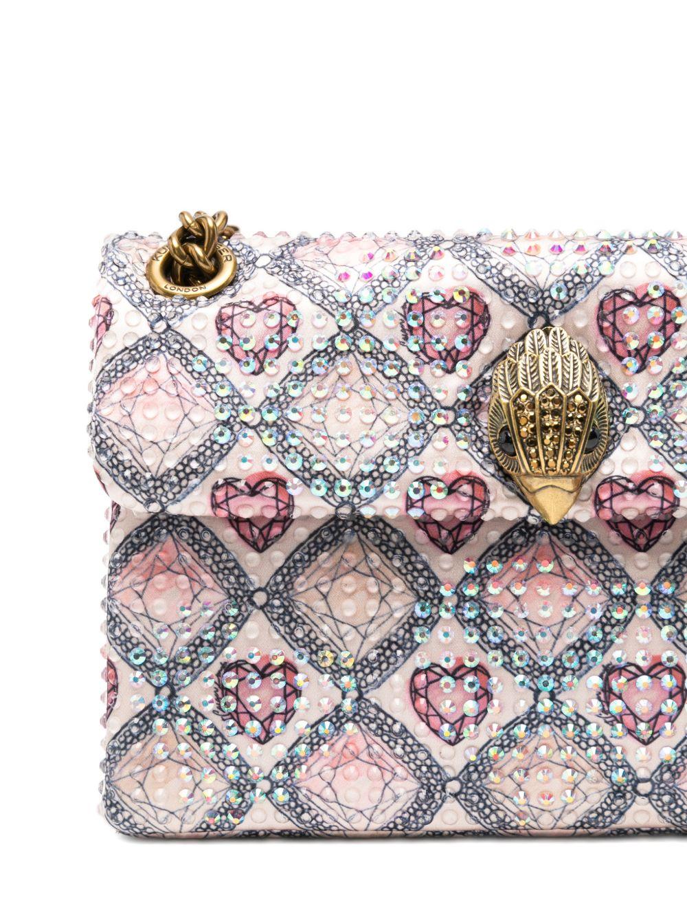 KURT GEIGER - Borsa a tracolla Mini Kensington Flap 5018143609 BEIGE COM KURT GEIGER LONDON 