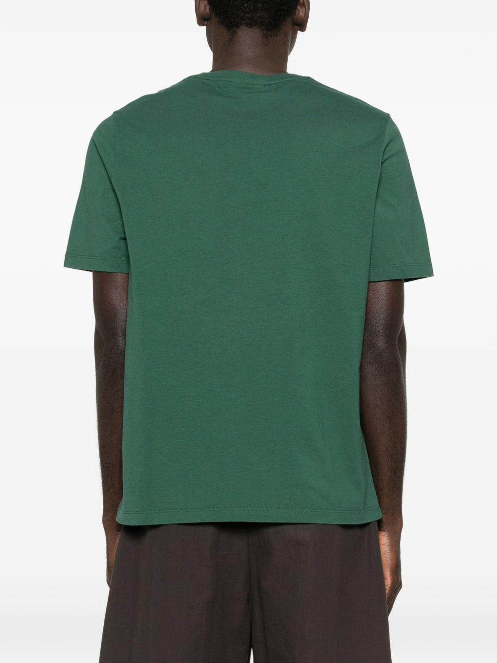 T-shirt a maniche corte PM00107KJ7026 P399 BOTTLE GREEN MAISON KITSUNE 