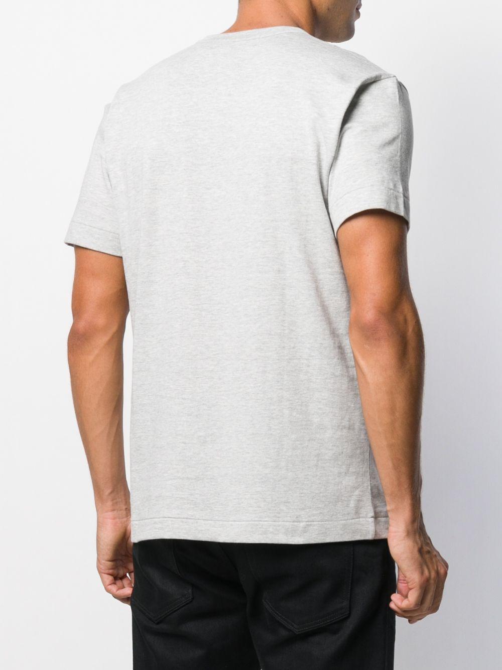  P1T264 1 TOP GREY COMME DES GARCONS PLAY 