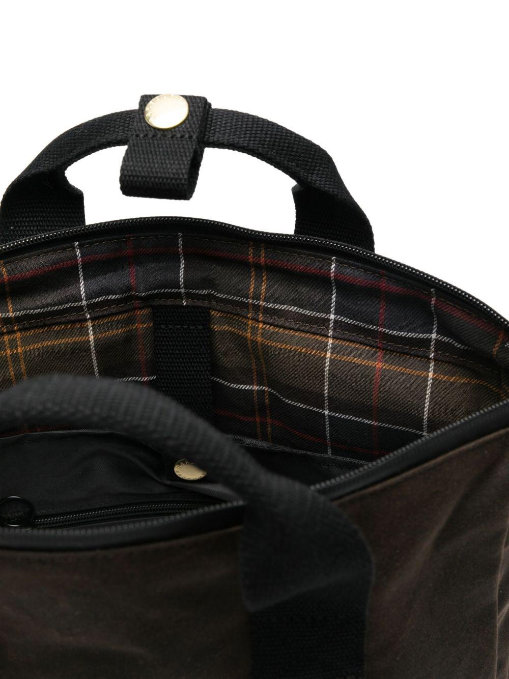 Zaino Field in tessuto cerato UBA0714UBA OL71 OLIVE BLACK BARBOUR 