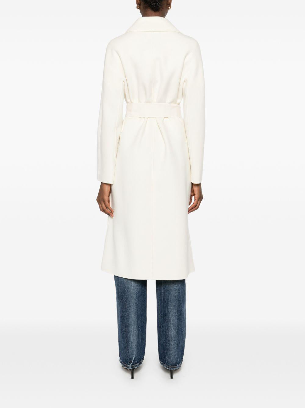 Cappotto In Doppio Drap Di Lana MSTCLES 003 BIANCO LANA MAX MARA STUDIO 