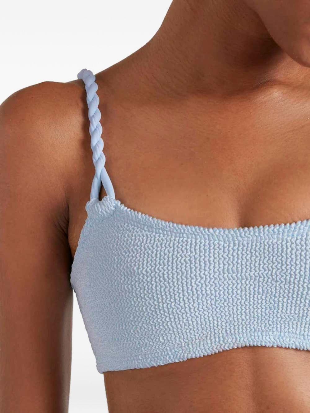 Phoebe Bikini BPHOEBECR METALLIC ICE BLUE HUNZA G 