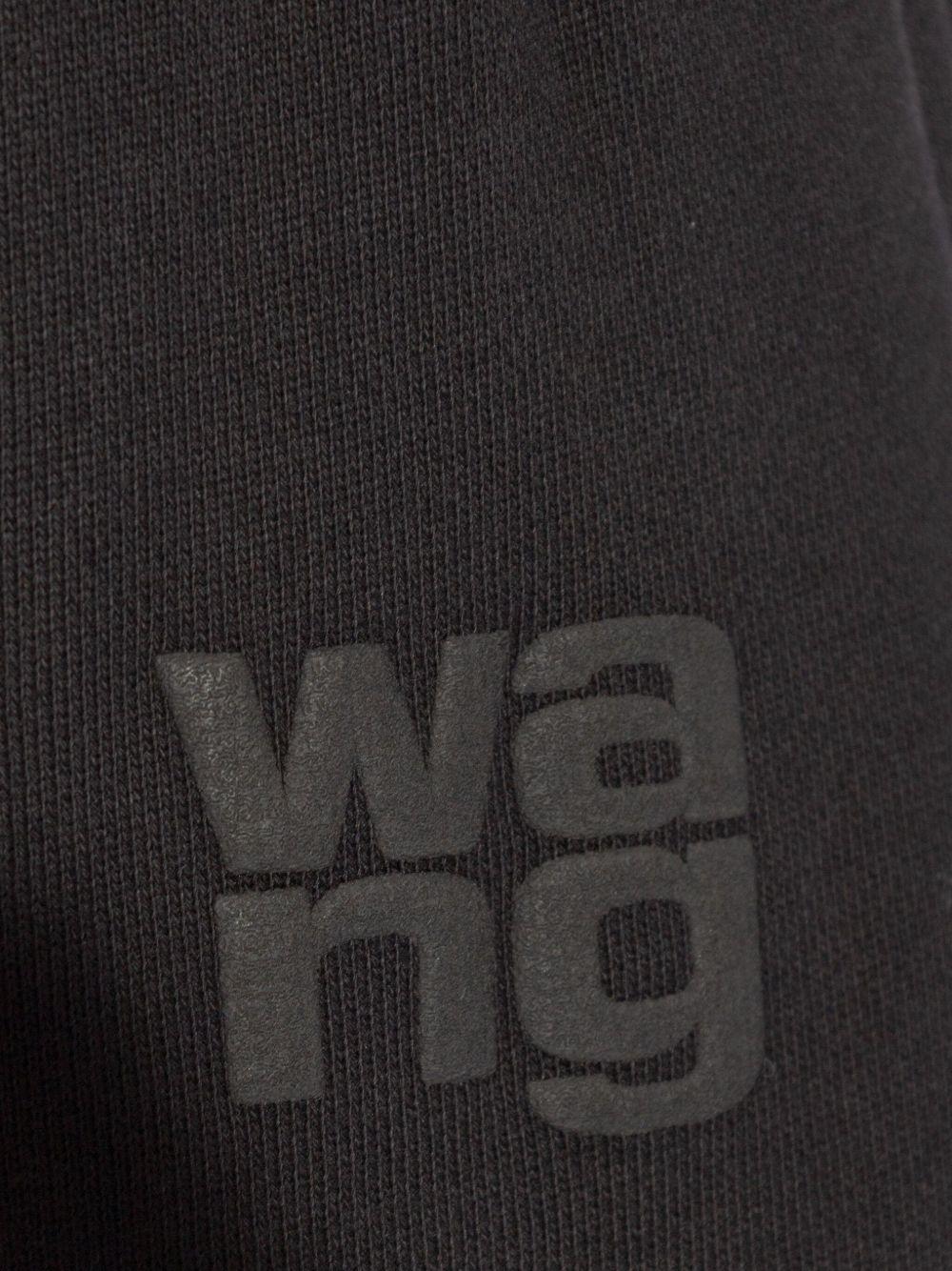 Pantaloni sportivi con logo 4CC3244399 001 BLACK ALEXANDER WANG 