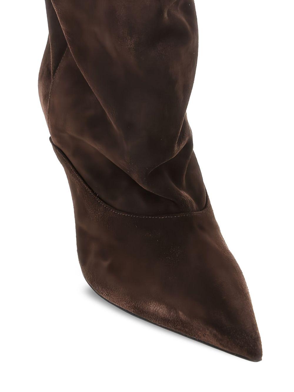Ines Reverse Midcalf Boot 75 PX1685XV0SN CIOCCOLATO PARIS TEXAS 