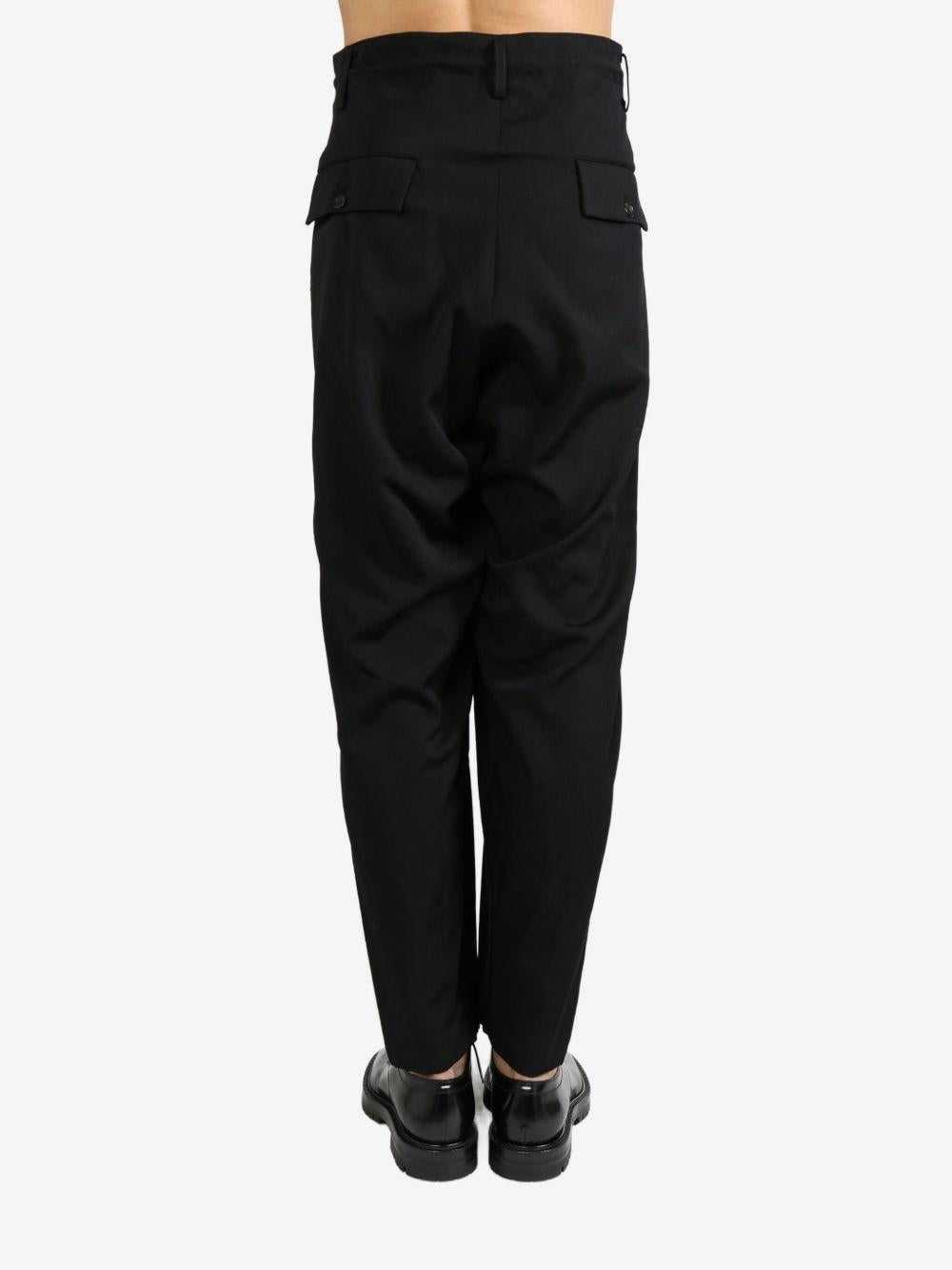8 Tucks trousers HOP35100 2 BLACK YOHJI YAMAMOTO 