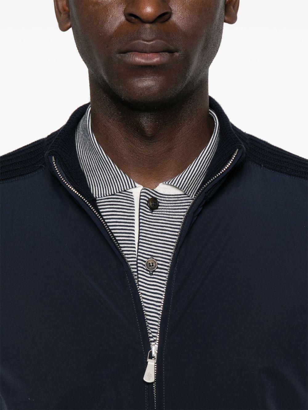 Giacca con inserti K75GBTK38TES0K272 1111 BLUE ELEVENTY 