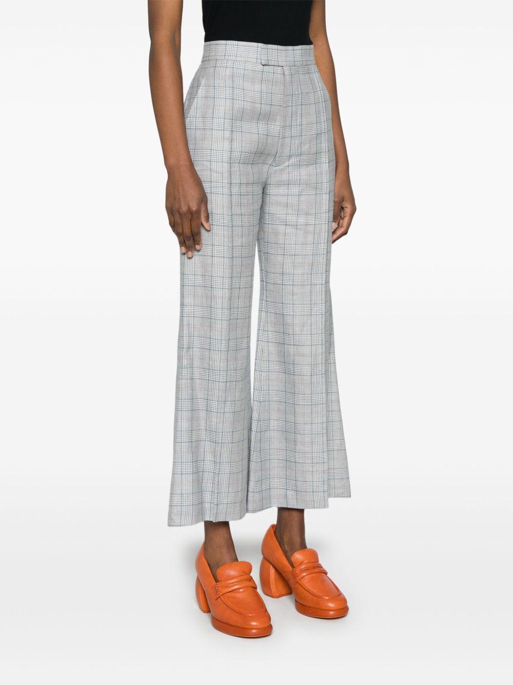 Pantaloni ampi crop 1F01000WW013L P410 MULTI VIVIENNE WESTWOOD 