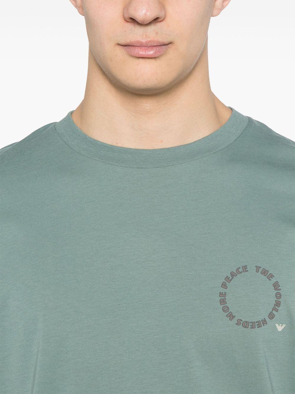 T-shirt con logo EM001717AF14836 F9049 EMPORIO ARMANI SUSTAINABLE 
