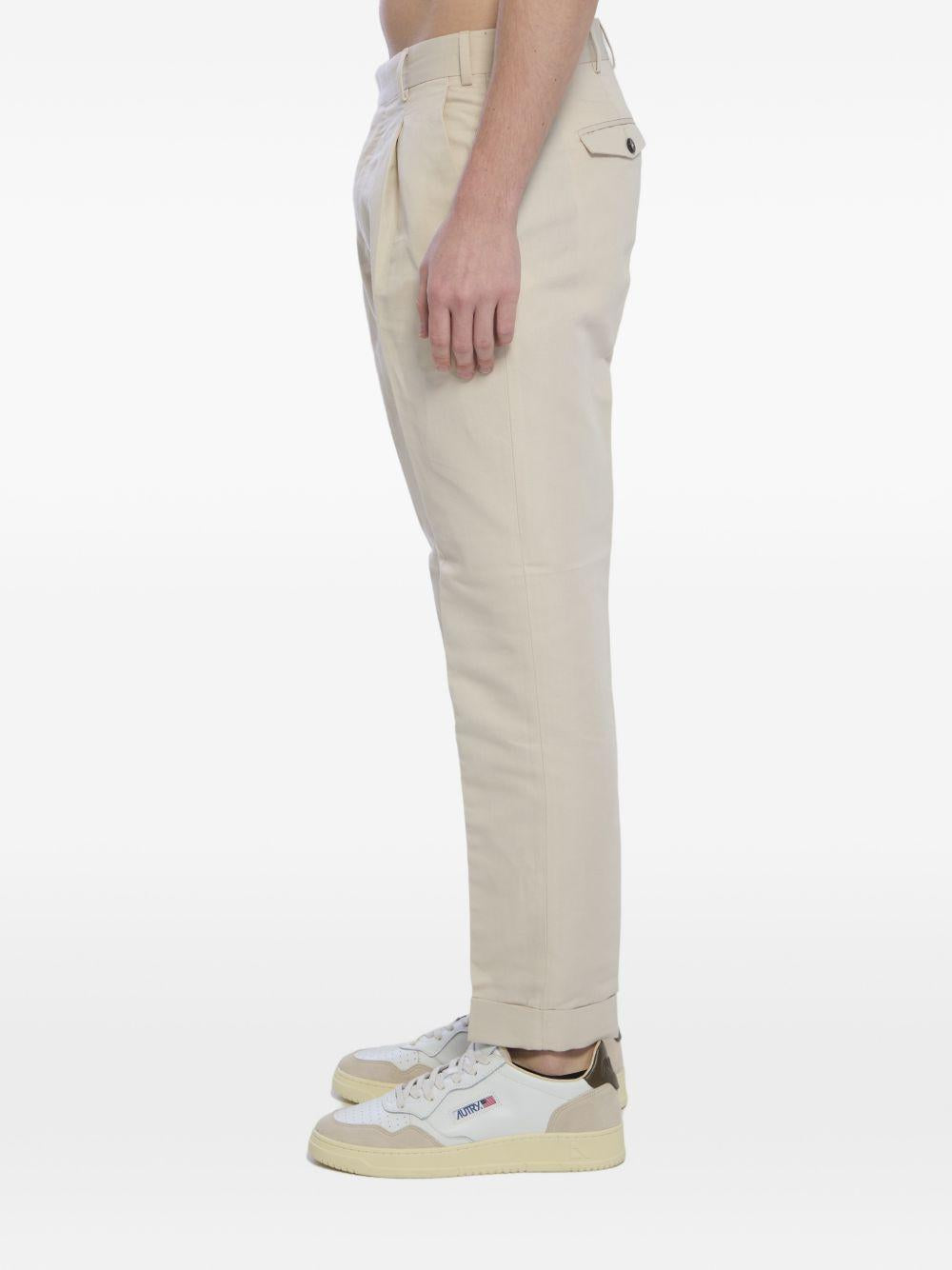 Rebel pants in linen and cotton CORSZAZ40FWDPU38 0015 PANNA PT TORINO 