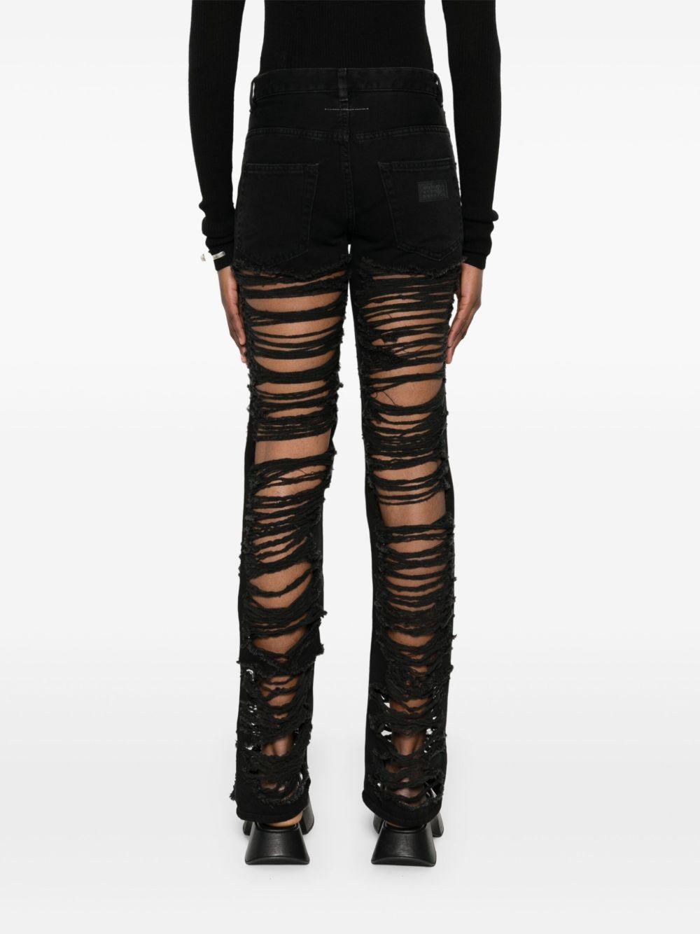 Jeans strappati<BR/> S62LB0194M30011 964 MM6 MAISON MARGIELA 