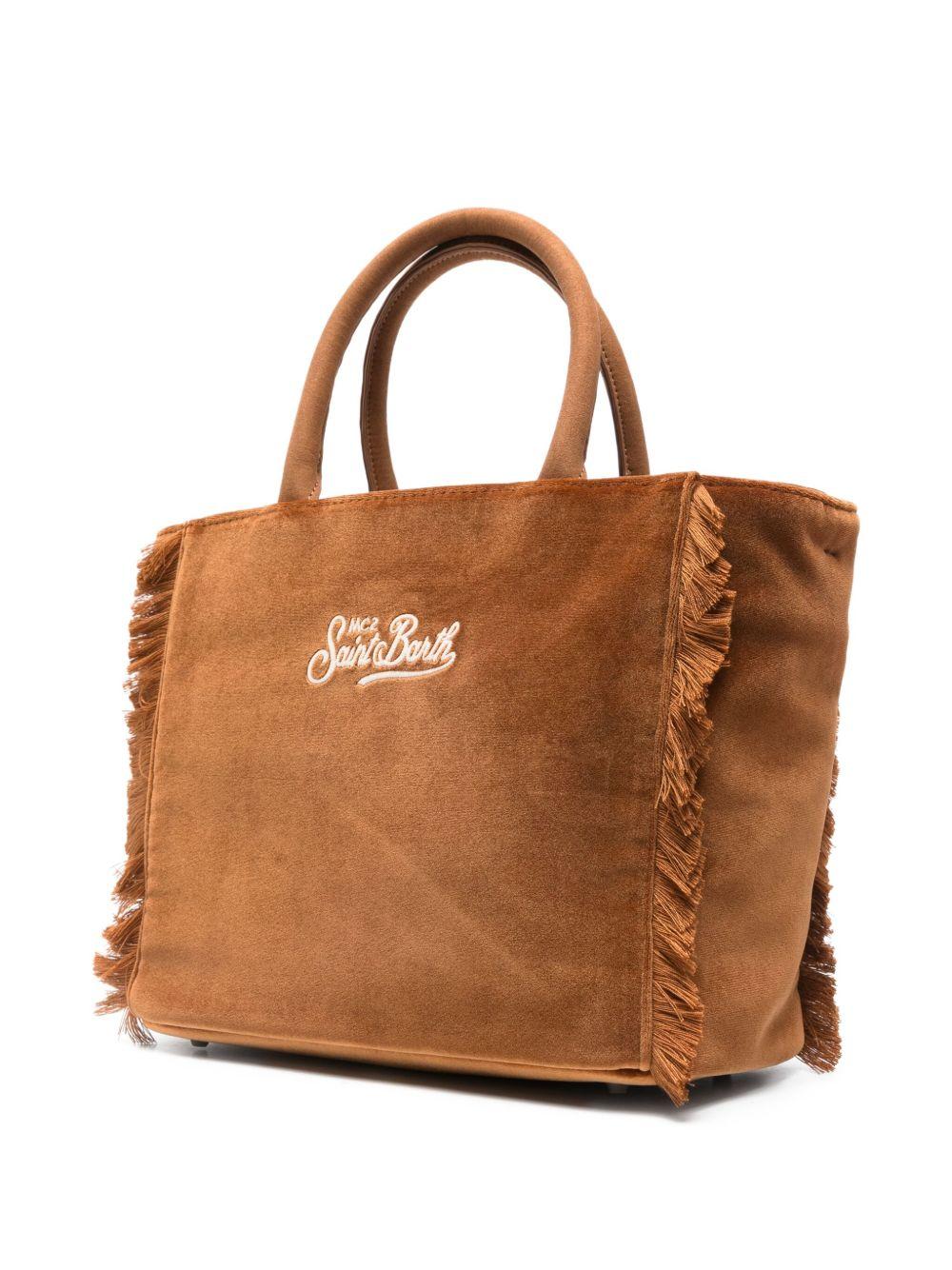 Colette - Borsa a Mano in Velluto con Ricamo del Logo COLETTEVELVET 18EMB MC2 SAINT BARTH 