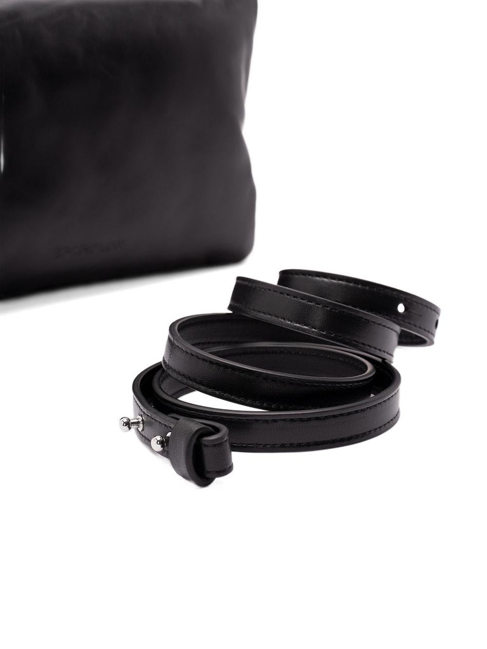 Borsa In Nappa Semilucida SPXSOFFYMINI 003 NERO SPORTMAX 