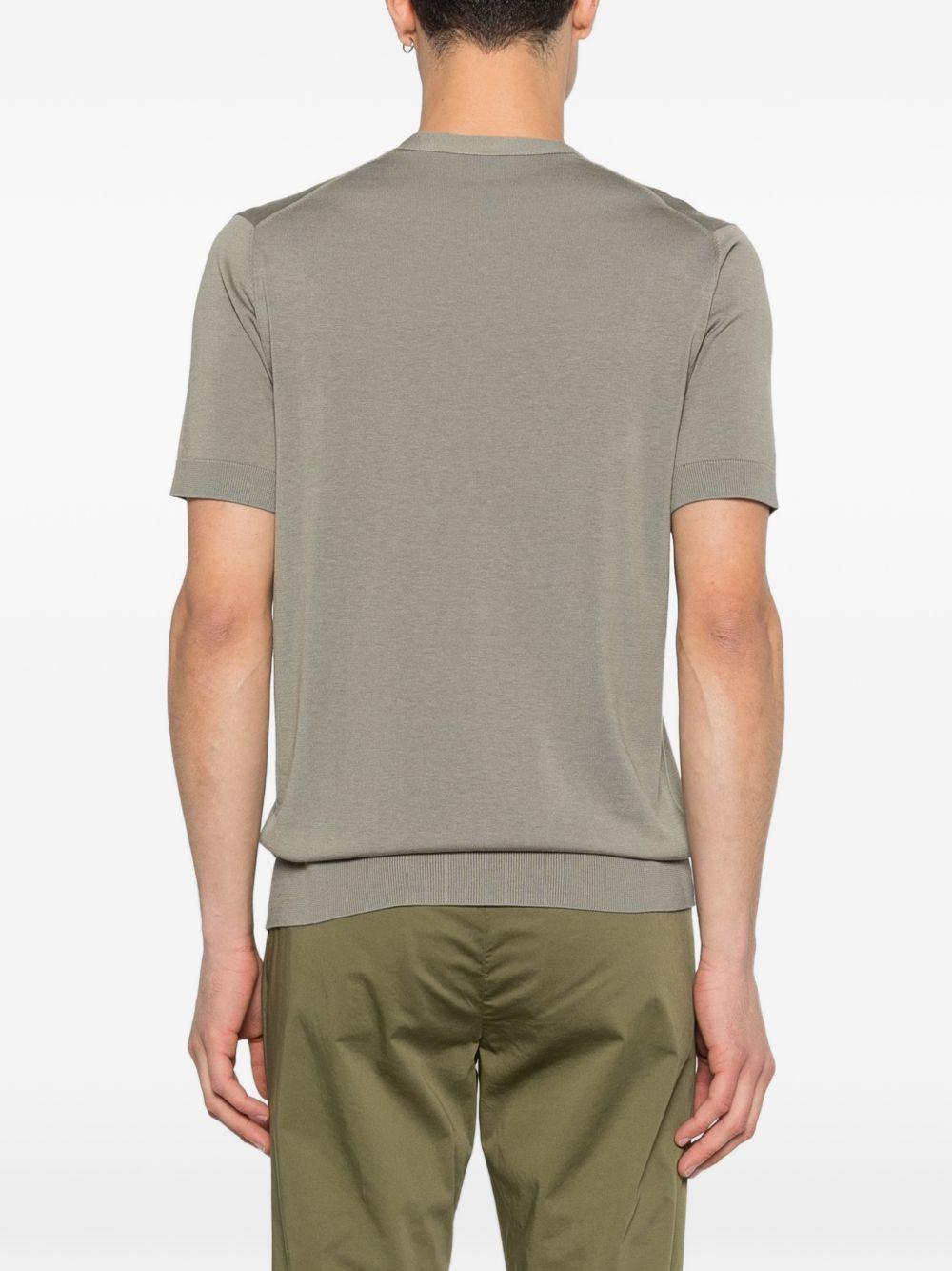 T-shirt in maglia di seta e cotone A010F200 5326 PAOLO PECORA 